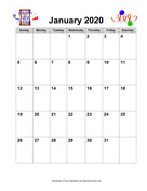 2020 Holiday Graphics Calendar