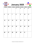 2025 Holiday Graphics Calendar