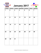 2012 Holiday Graphics Calendar
