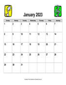 2023 Music Calendar, Landscape